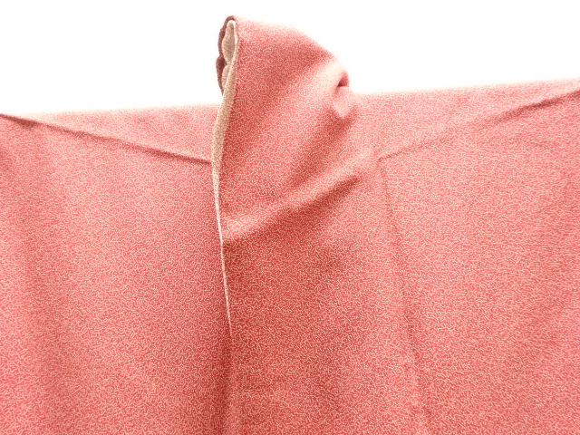  抽象模様一つ紋江戸小紋着物(重ね衿付き)